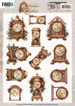 Timeless Clock Die-Cuts