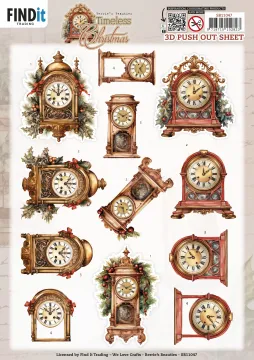 Timeless Clock Die-Cuts
