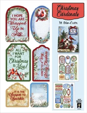 Christmas Cardinals Die-Cuts