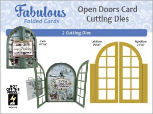Open Doors Card Cutting Dies