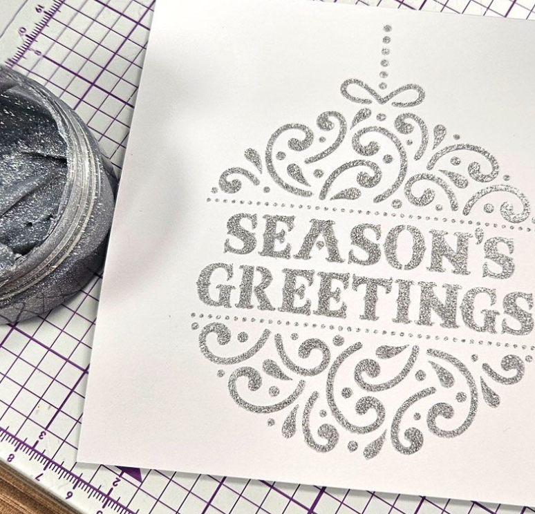 Paper Wishes | Glitter Silver Texture Paste