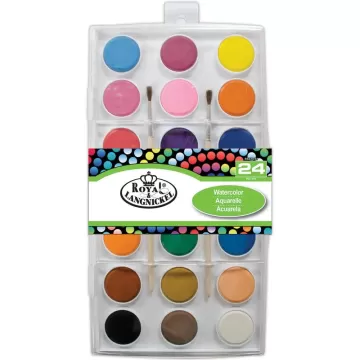 Watercolor Cake Set, 24 colors