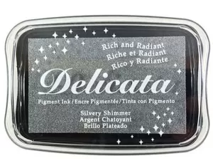 Silvery Shimmer, Delicata Full-Sized ink pad