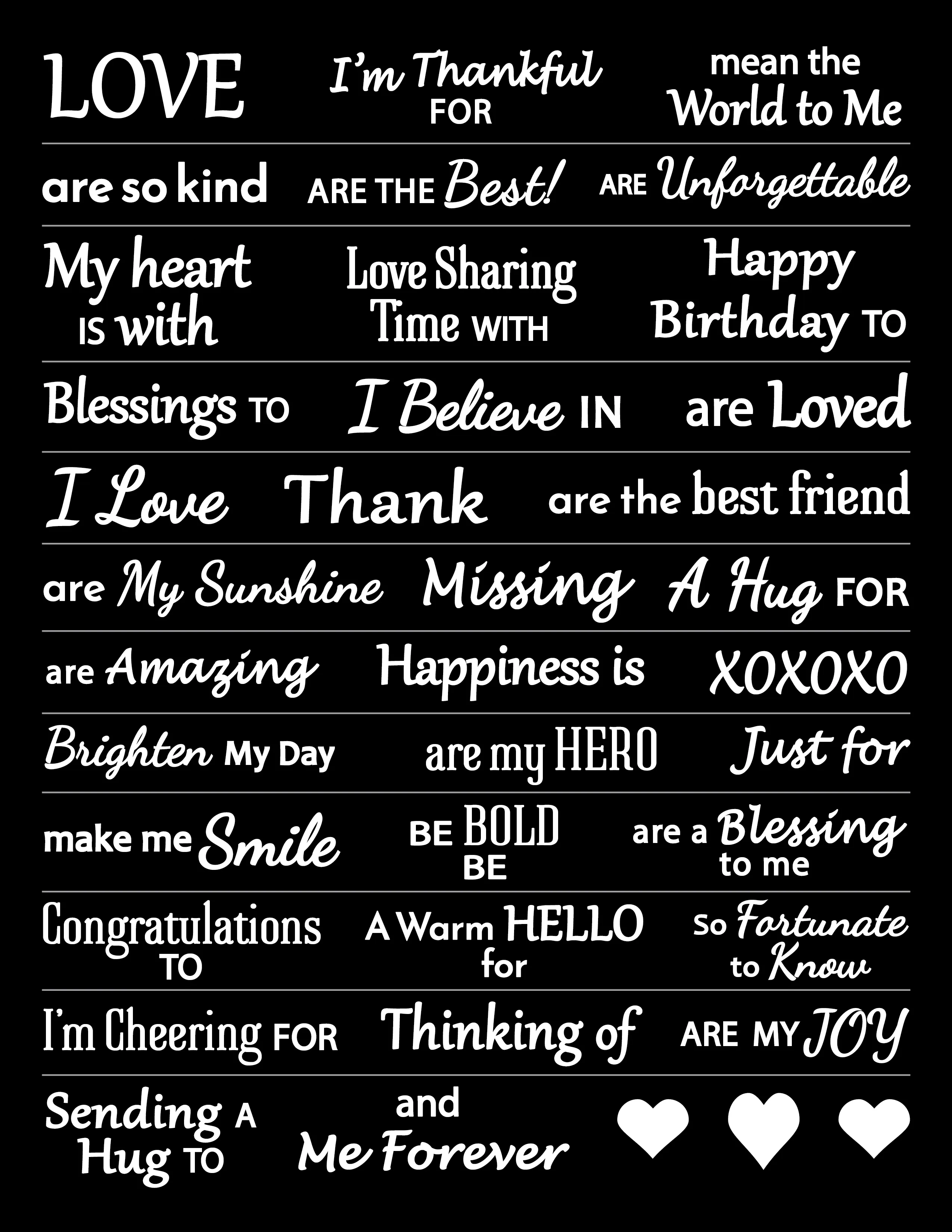 You Cutout Sheets, 72 pieces