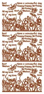 Flower Garden Dazzles&trade;  stickers
