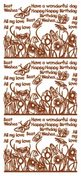 Flower Garden Dazzles&trade;  stickers