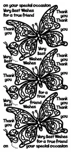 Large Butterfly Dazzles&trade;  stickers
