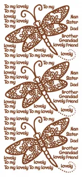 Large Dragonfly Dazzles&trade;  stickers