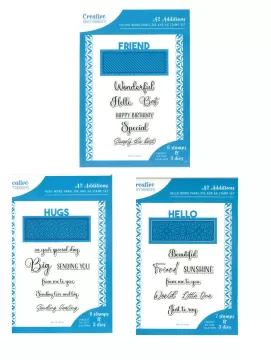 Word Panel Dies by Creative Craft Products Money Saver