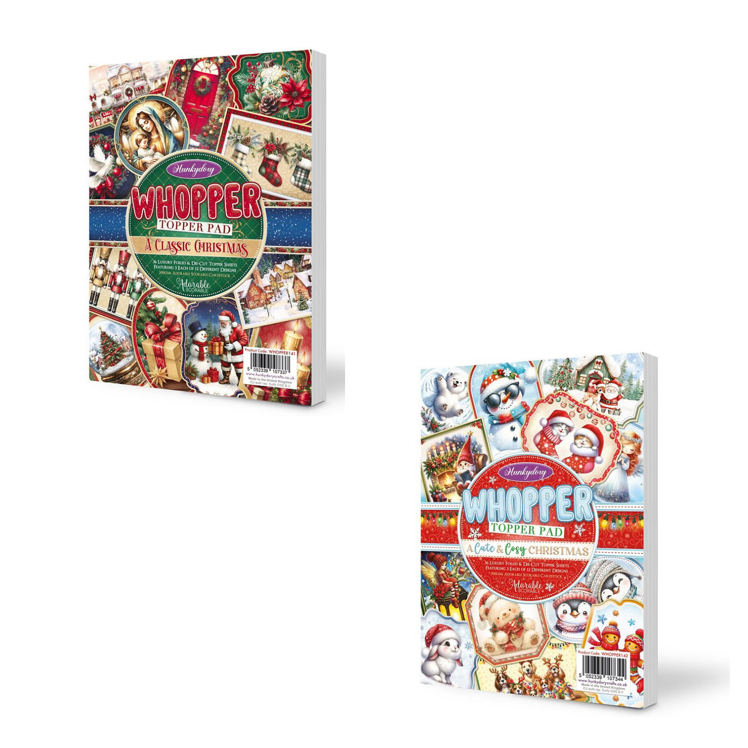 Classic & Cute Whopper Toppers by Hunkydory Money Saver