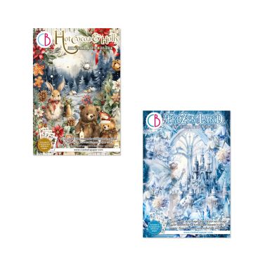 Hot Cocoa & Frozen Land Junk Journals by Ciao Bella  Money Saver