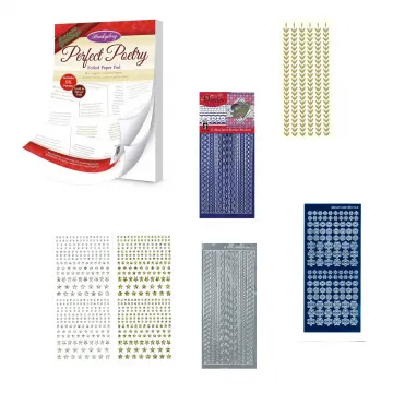 Season's Greetings Poetry by Hunkydory Money Saver