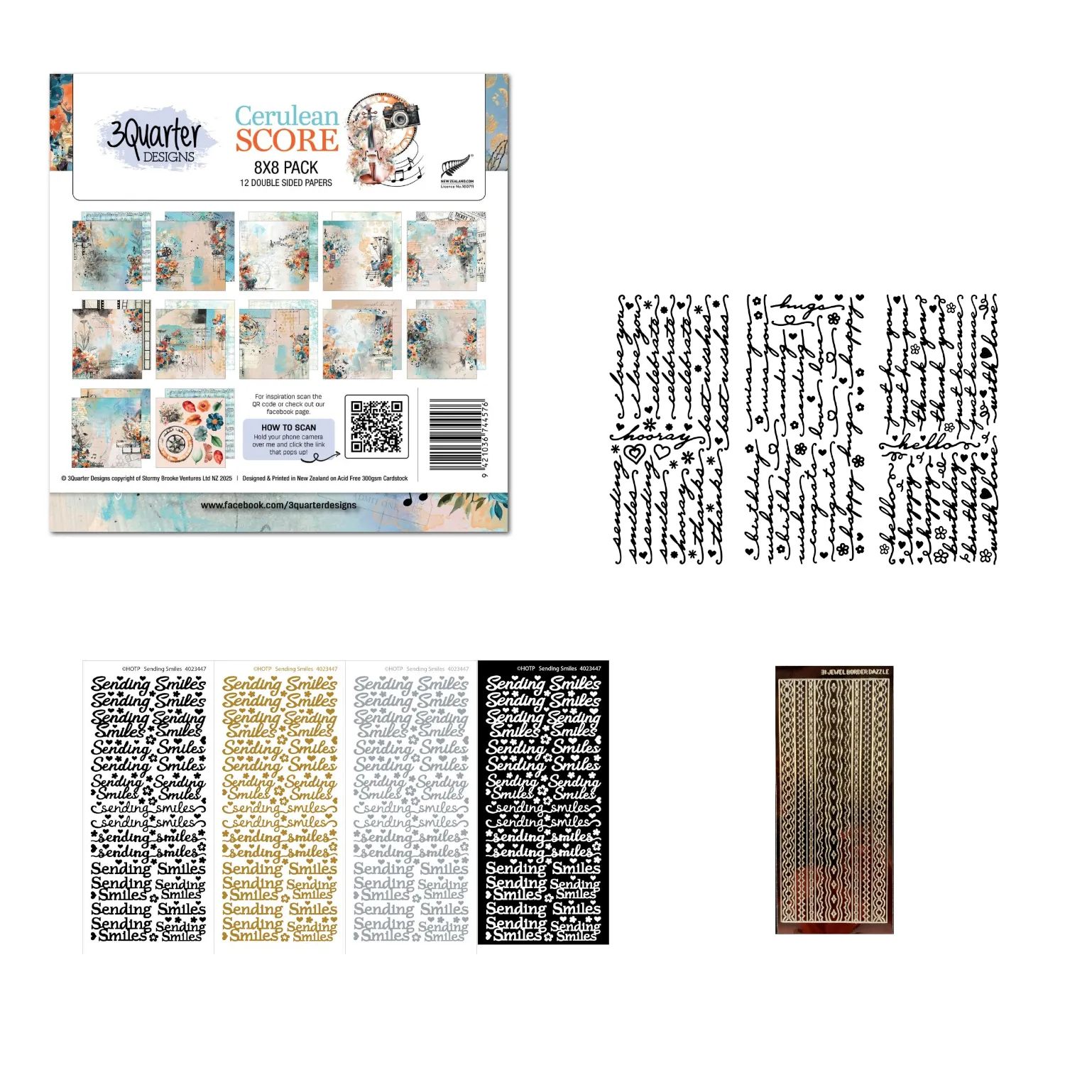 Cerulean Score by 3Quarter Designs Money Saver