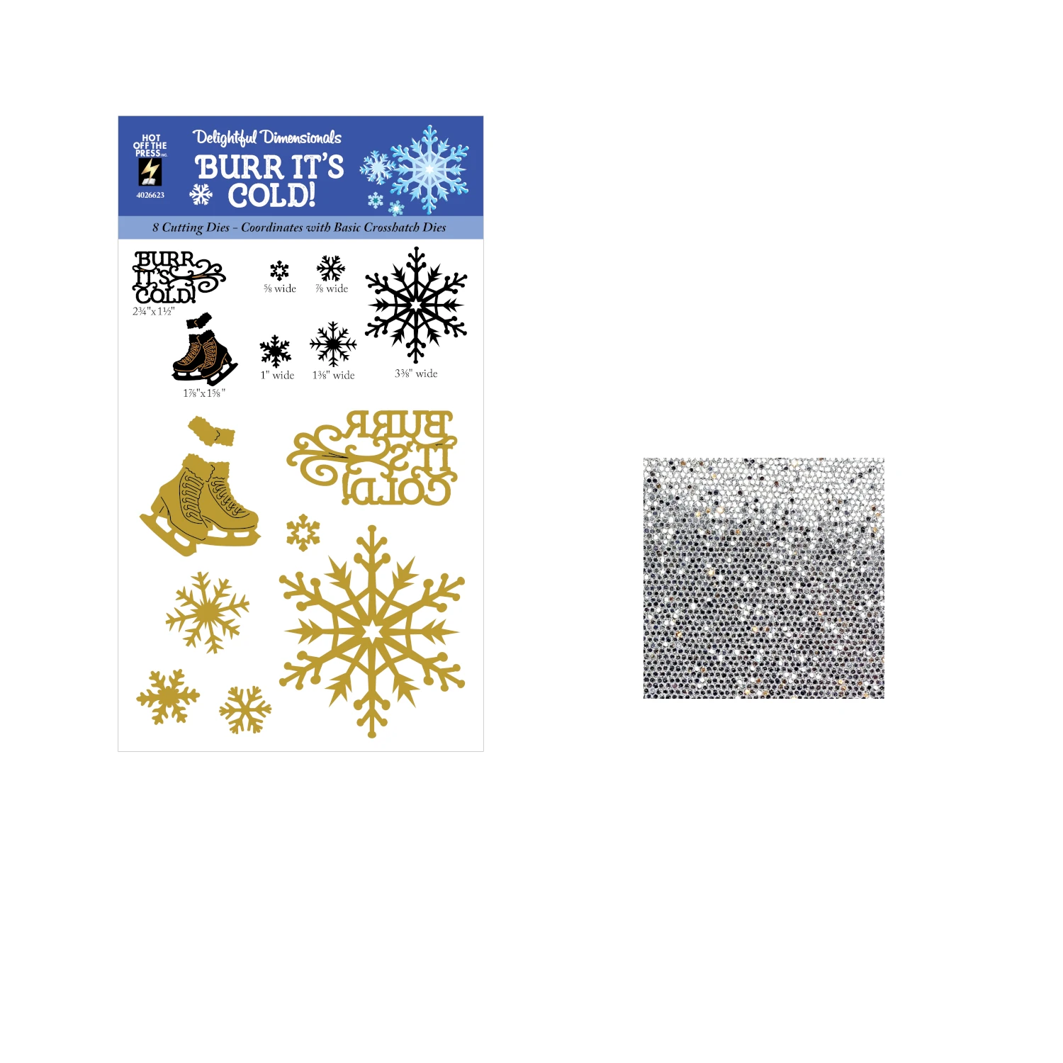 Burr It's Cold! Dies by Delightful Dimensional Money Saver
