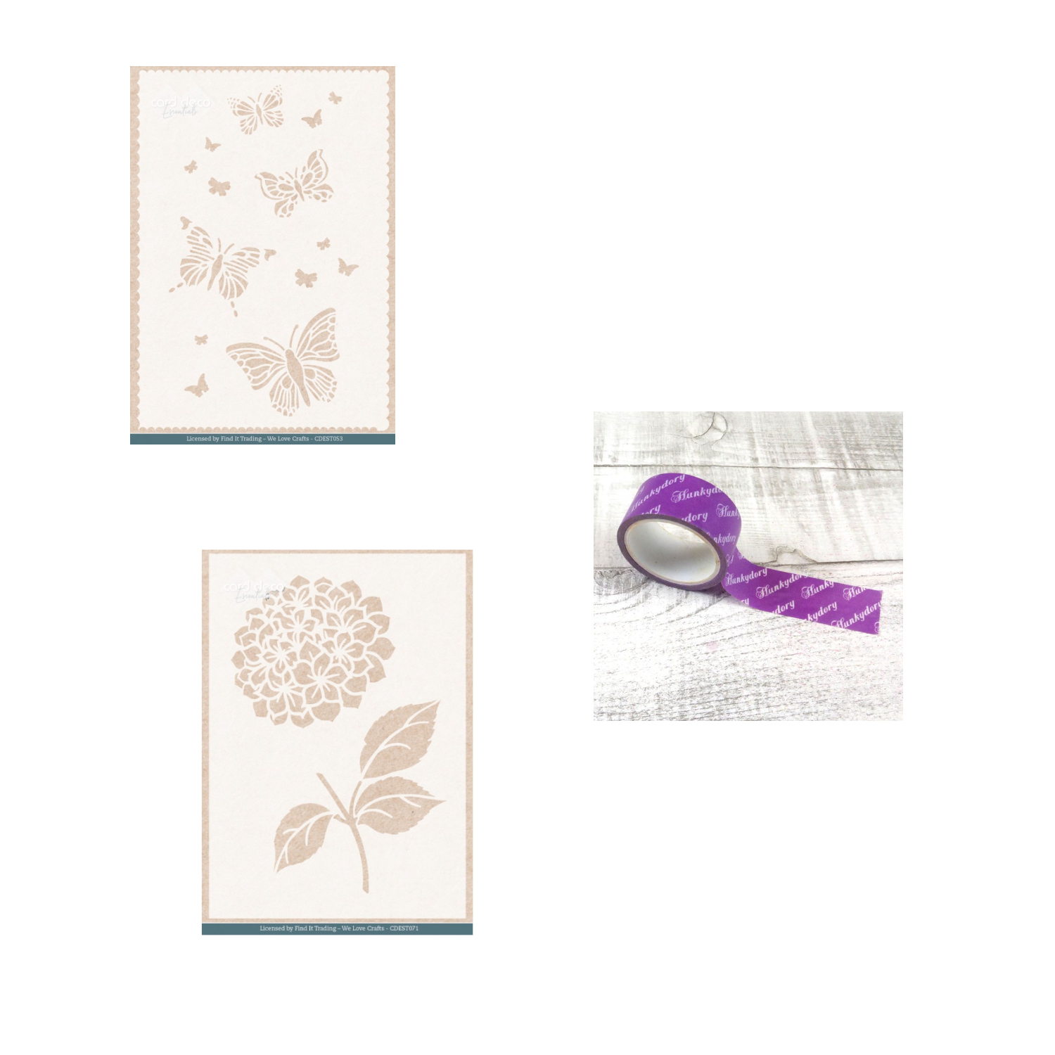 Hydrangea & Flutter by Stencils & Such Money Saver