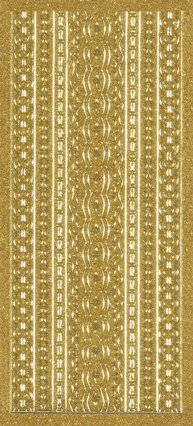 31 Gold Jewel Border Dazzles™ Stickers