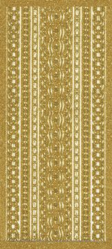 31 Gold Jewel Border Dazzles™ Stickers
