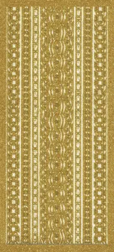31 Gold Jewel Border Dazzles&trade; Stickers