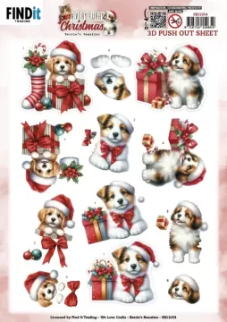 Puppy A Very Furry Christmas Die-Cuts