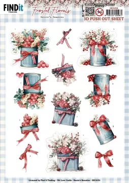 Frosted Florals Tin Die-Cuts