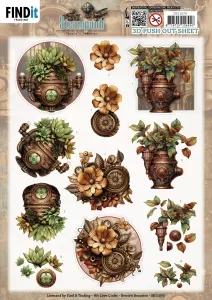 Steampunk Plants Die-Cuts
