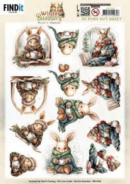 Cosy Bunnies Die-Cuts