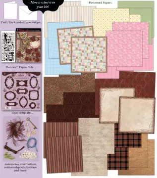 Heritage & Sew Sweet Scrapbooking Kit