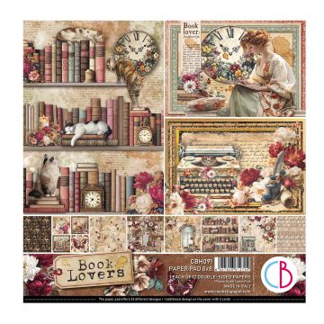 Book Lovers 8x8 Papers