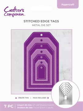 Stitched Edge Tags, 7 dies