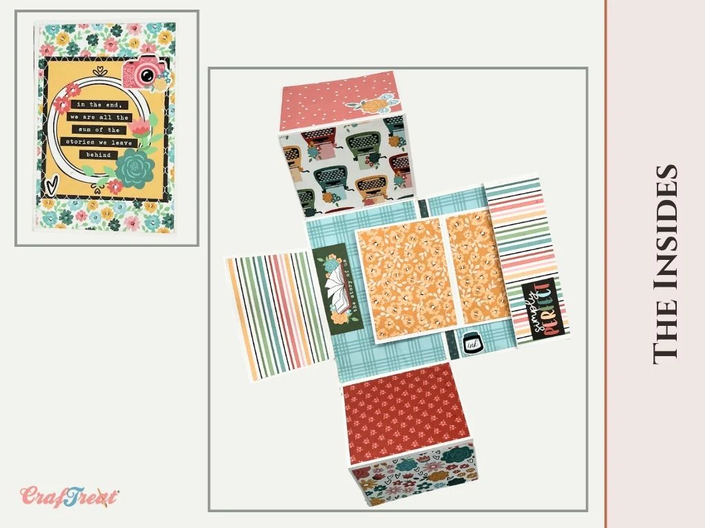 Quick Folio, black, kraft, white--Blissful