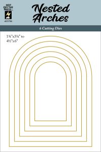 Nested Arches Cutting Dies, 6 pieces