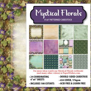 Mystical Florals 6x6 Patterned Cardstock