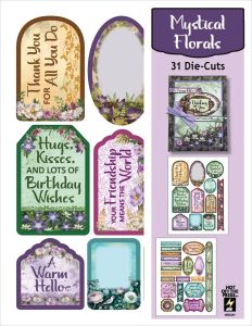 Mystical Florals Die-Cuts, 31 pieces