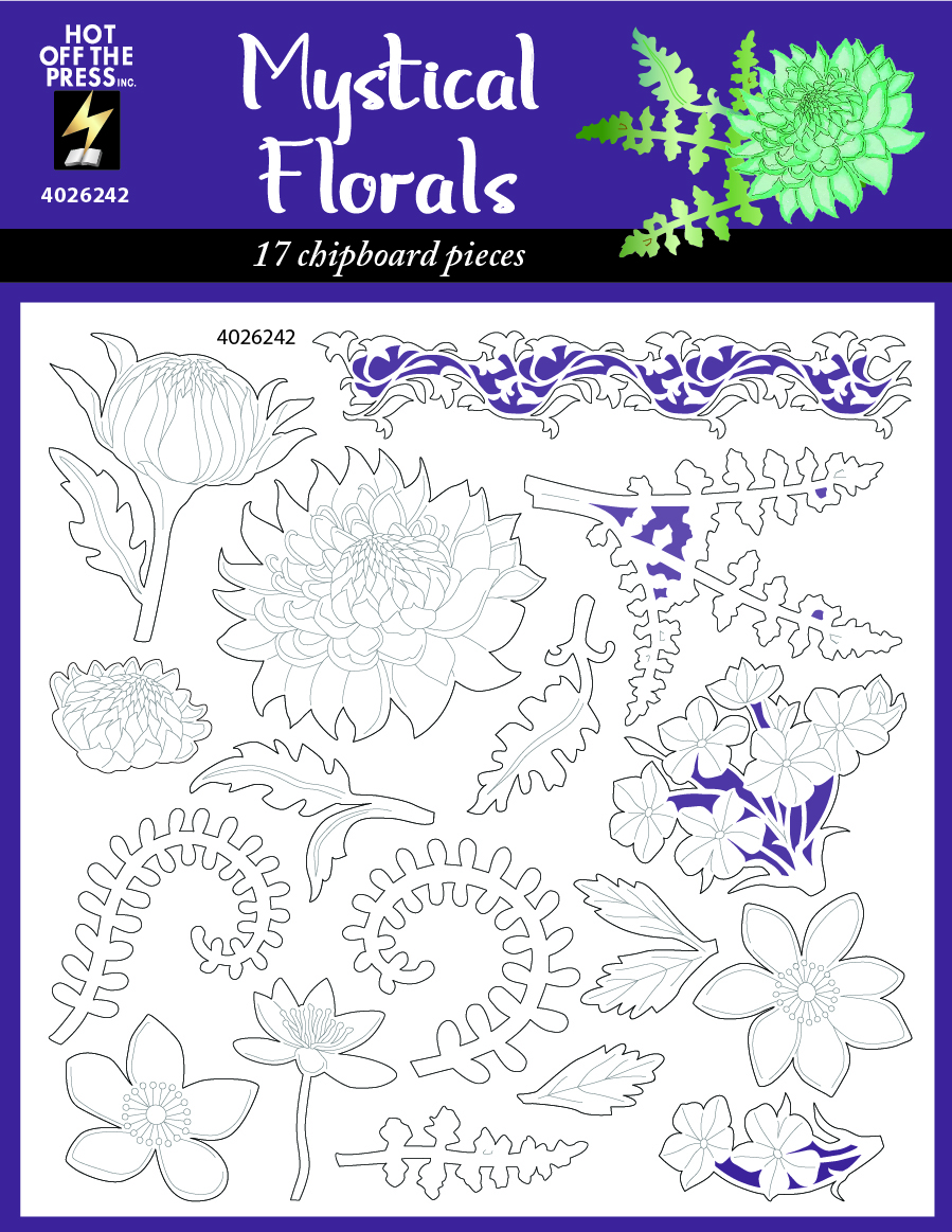 Mystical Florals Chipboard