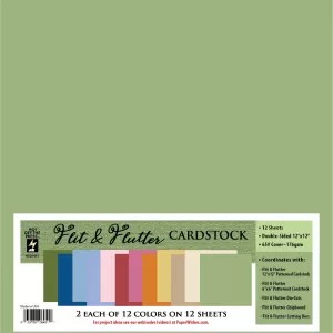 Flit & Flutter 12x12 Solid Cardstock