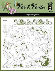 Flit & Flutter Chipboard