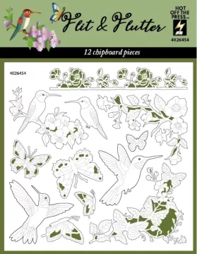 Flit & Flutter Chipboard