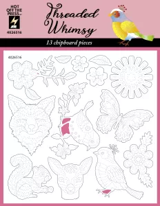 Threaded Whimsy Chipboard