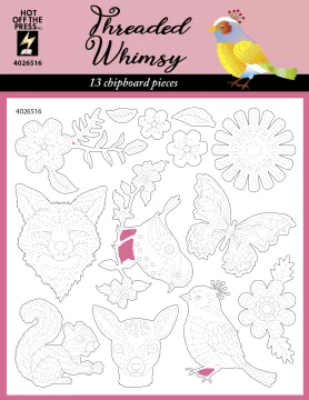 Threaded Whimsy Chipboard