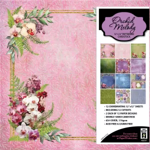 Orchid Melody 12x12 Patterned Cardstock