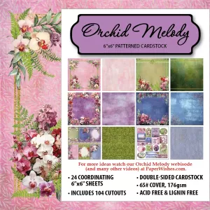 Orchid Melody 6x6 Patterned Cardstock