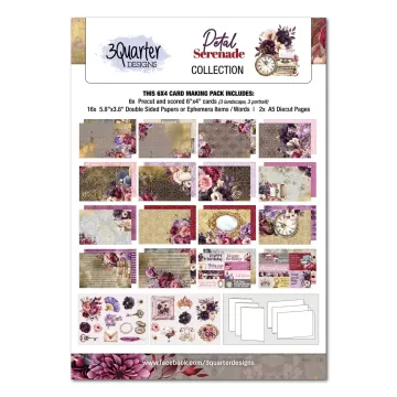 Petal Serenade 6x4 Card Pack