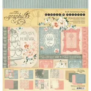 Always & Forever 8x8 Papers, 24 sheets
