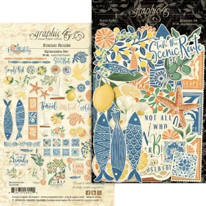 Scenic Route Ephemera, 69 pieces