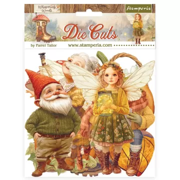 Whispering Wood Die-Cuts, 47 pieces