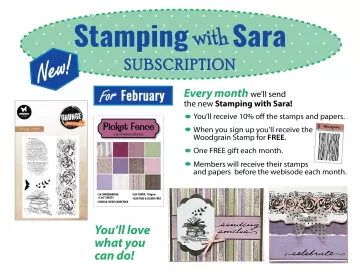 Stamping with Sara - February Subscription