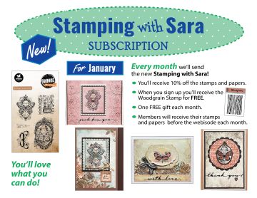 Stamping with Sara - January Subscription