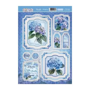 Hydrangea from the Heart Card Topper Sheet