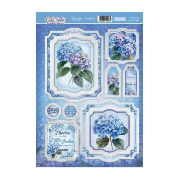 Hydrangea from the Heart Card Topper Sheet