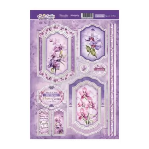 Opulent Orchids Card Topper Sheet